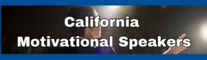 Logo promoting California motivational speakers