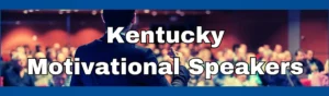 Logo promoting Kentucky motivational speaker for hire